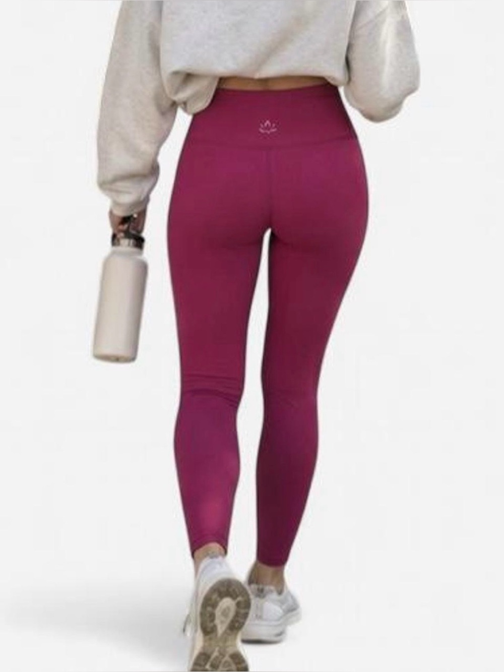 Beyond Yoga Spacedye Caught In The MIDI Magenta Heather 7/8 Leggings Women’s XL